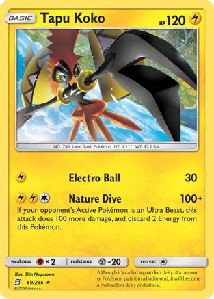 Tapu Koko (69) [SM - Unified Minds] Holofoil