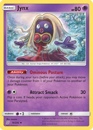 Jynx (76) [SM - Unified Minds] Reverse Holofoil