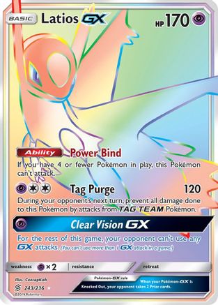Latios GX (Secret) (243) [SM - Unified Minds] Holofoil