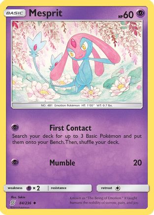 Mesprit (84) [SM - Unified Minds] Reverse Holofoil