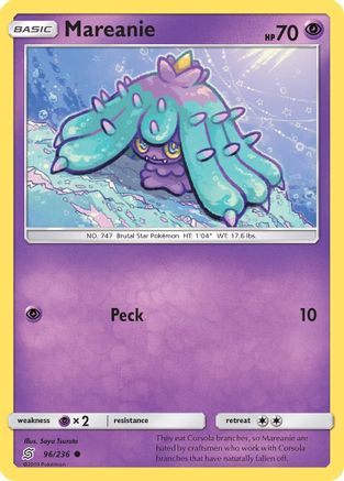 Mareanie (96) [SM - Unified Minds] Reverse Holofoil