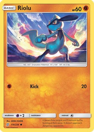 Riolu (116) (116) [SM - Unified Minds]