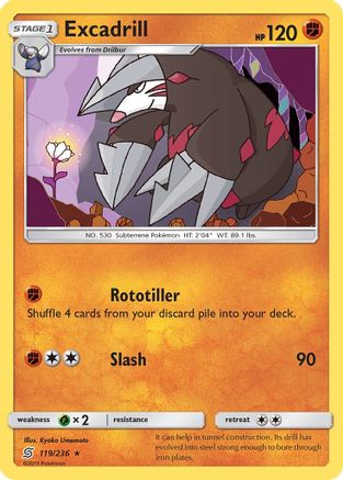 Excadrill (119) [SM - Unified Minds]
