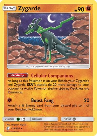 Zygarde (124) [SM - Unified Minds] Reverse Holofoil