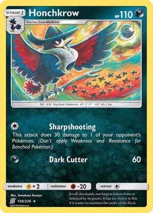 Honchkrow (130) [SM - Unified Minds]