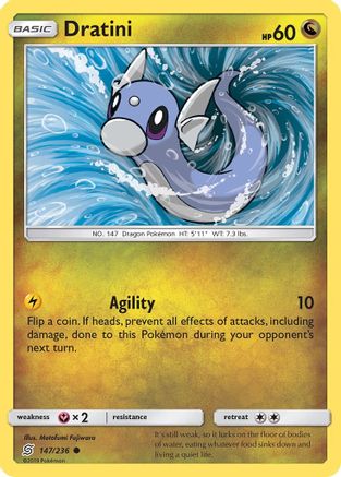 Dratini (147) (147) [SM - Unified Minds] Reverse Holofoil