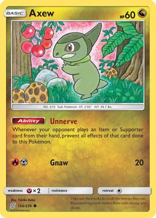 Axew (154) [SM - Unified Minds]