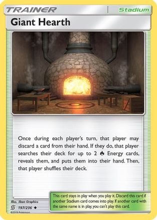 Giant Hearth (197) [SM - Unified Minds] Reverse Holofoil