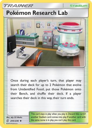 Pokemon Research Lab (205) [SM - Unified Minds] Reverse Holofoil