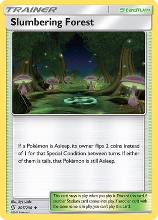 Slumbering Forest (207) [SM - Unified Minds] Reverse Holofoil