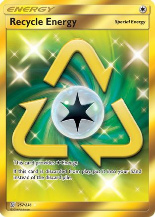 Recycle Energy (Secret) (257) [SM - Unified Minds] Holofoil