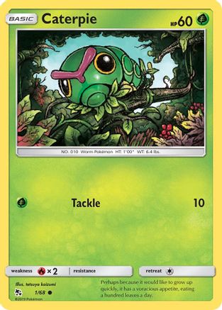 Caterpie (1) [Hidden Fates] Reverse Holofoil