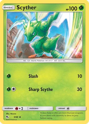Scyther (5) [Hidden Fates] Reverse Holofoil