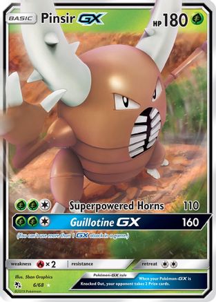Pinsir GX (6) [Hidden Fates] Holofoil