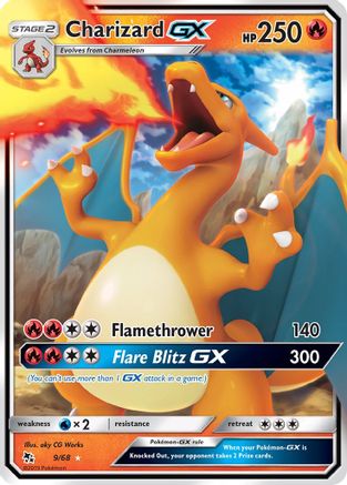Charizard GX (9) [Hidden Fates] Holofoil