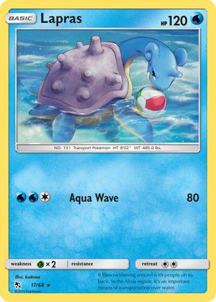 Lapras (17) [Hidden Fates] Reverse Holofoil