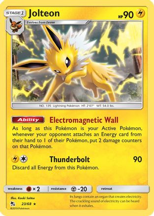 Jolteon (23) [Hidden Fates] Reverse Holofoil