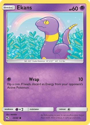 Ekans (25) (25) [Hidden Fates] Reverse Holofoil
