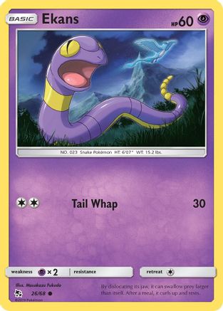 Ekans (26) (26) [Hidden Fates] Reverse Holofoil