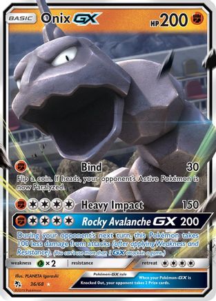 Onix GX (36) [Hidden Fates] Holofoil