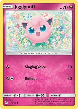 Jigglypuff (41) [Hidden Fates] Reverse Holofoil