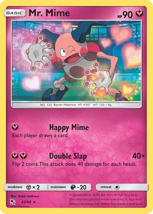 Mr. Mime (43) [Hidden Fates] Reverse Holofoil