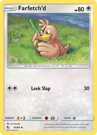 Farfetch'd (45) [Hidden Fates] Reverse Holofoil
