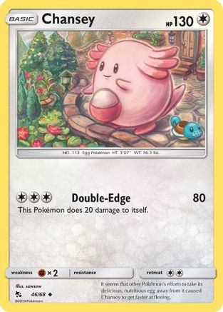 Chansey (46) [Hidden Fates] Reverse Holofoil
