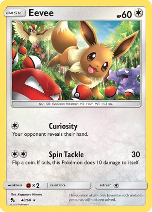 Eevee (48) (48) [Hidden Fates] Holofoil