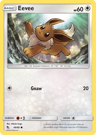 Eevee (49) (49) [Hidden Fates] Reverse Holofoil