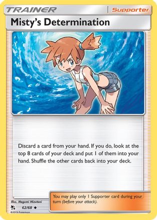 Misty's Determination (62) [Hidden Fates] Reverse Holofoil