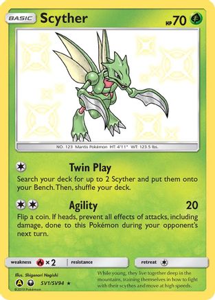 Scyther (SV1) [Hidden Fates: Shiny Vault] Holofoil