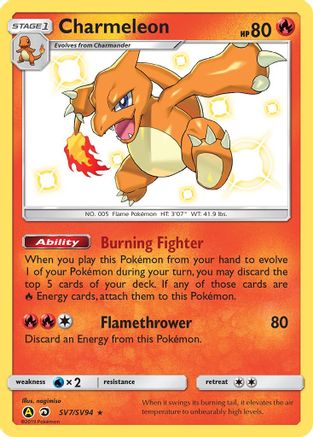 Charmeleon (SV7) [Hidden Fates: Shiny Vault] Holofoil