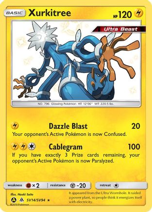 Xurkitree (SV14) [Hidden Fates: Shiny Vault] Holofoil