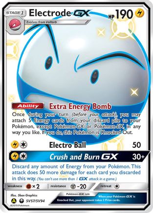 Electrode GX (SV57) [Hidden Fates: Shiny Vault] Holofoil