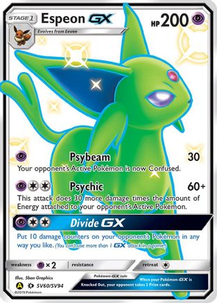 Espeon GX (SV60) [Hidden Fates: Shiny Vault] Holofoil