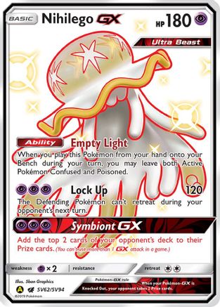 Nihilego GX (SV62) [Hidden Fates: Shiny Vault] Holofoil