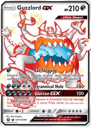 Guzzlord GX (SV71) [Hidden Fates: Shiny Vault] Holofoil