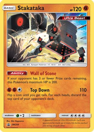 Stakataka - SM209 (SM209) [SM Promos] Holofoil