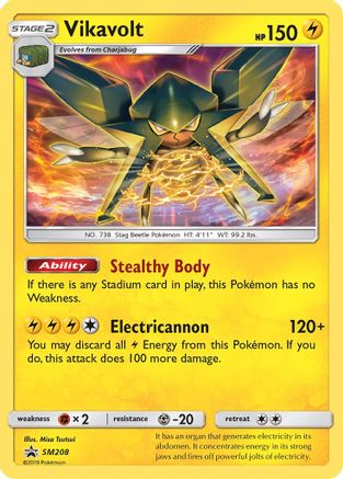 Vikavolt - SM208 (SM208) [SM Promos] Holofoil