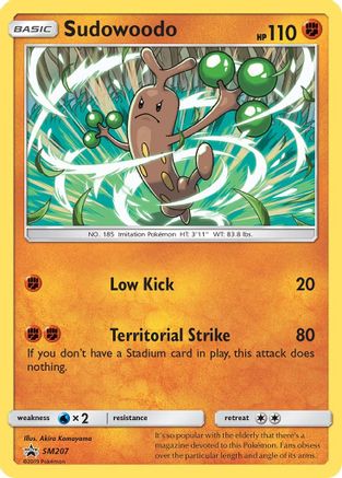 Sudowoodo - SM207 (SM207) [SM Promos] Holofoil