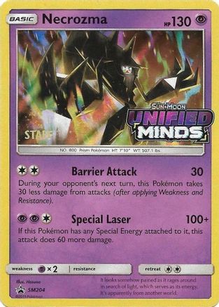Necrozma - SM204 (Prerelease) [Staff] (SM204) [SM Promos] Holofoil
