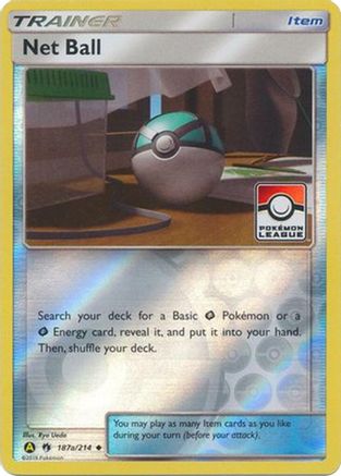 Net Ball (Pokemon League) - 187a/214 (187a) [League & Championship Cards] Reverse Holofoil