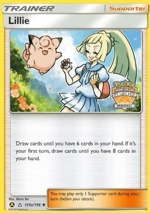 Lillie - 125a/156 (Regional Championships) (125a) [League & Championship Cards] Reverse Holofoil
