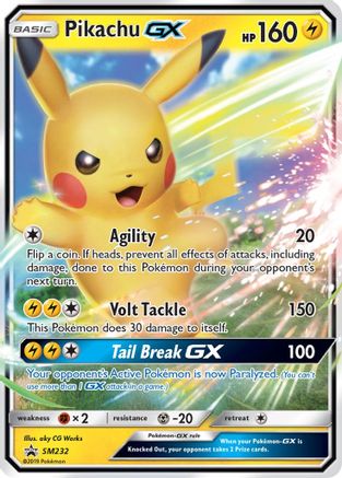 Pikachu GX - SM232 (SM232) [SM Promos] Holofoil