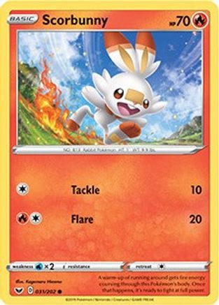 Scorbunny - 031/202 (Premium Collection) (31) [Miscellaneous Cards & Products] Holofoil
