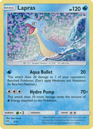 Lapras - 5/12 (5) [McDonald's Promos 2019] Holofoil