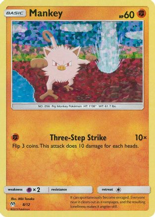 Mankey - 8/12 (8) [McDonald's Promos 2019] Holofoil