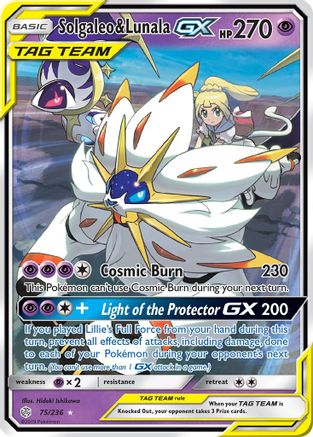 Solgaleo & Lunala GX (75) [SM - Cosmic Eclipse] Holofoil