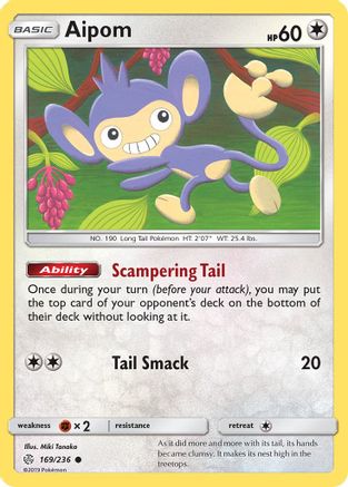 Aipom (169) [SM - Cosmic Eclipse]